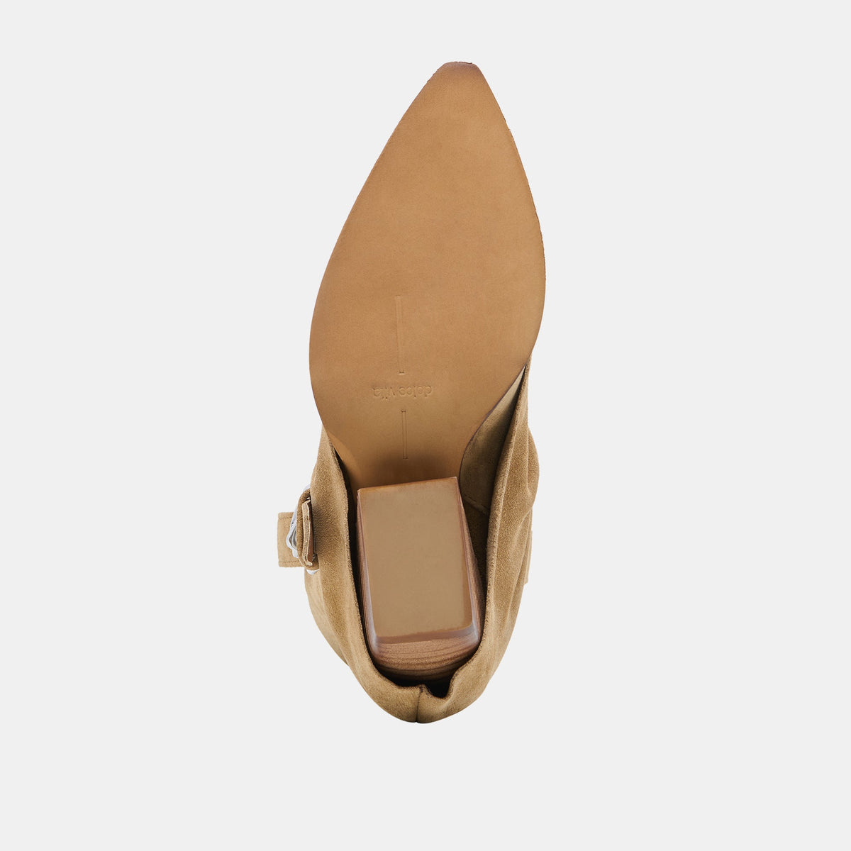 ROGUE Camel Suede Mid-Calf Western Slouch Boots | Dolce Vita