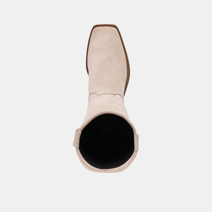 Romie Lt Taupe Suede Boots | Dolce Vita