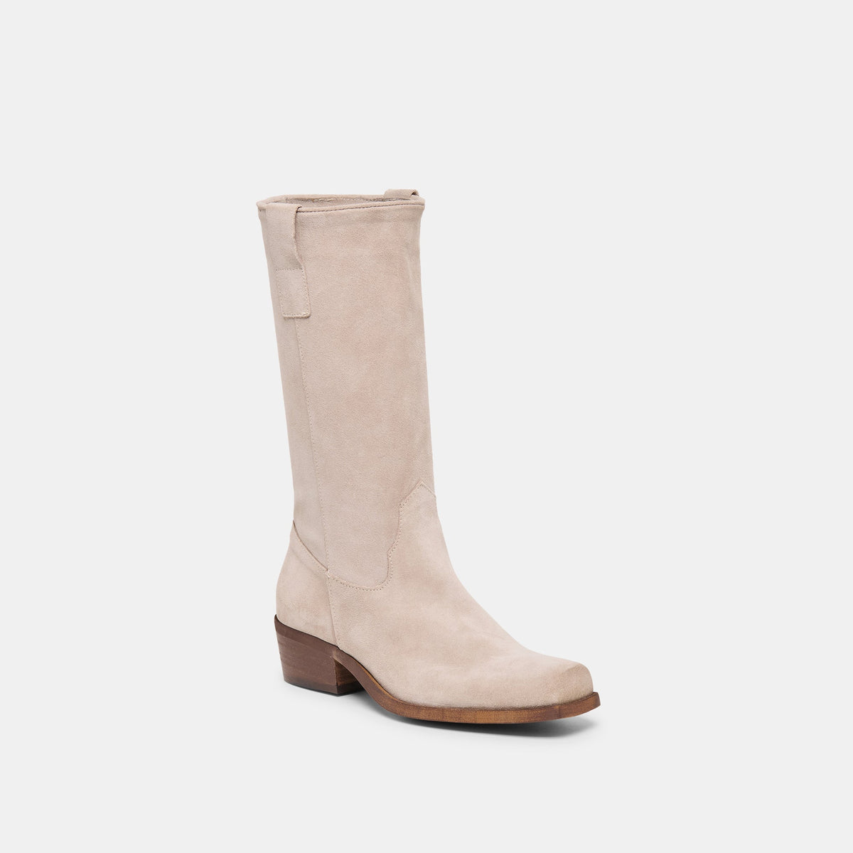 Romie Lt Taupe Suede Boots | Dolce Vita