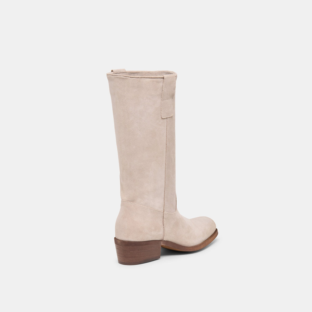 Romie Lt Taupe Suede Boots | Dolce Vita