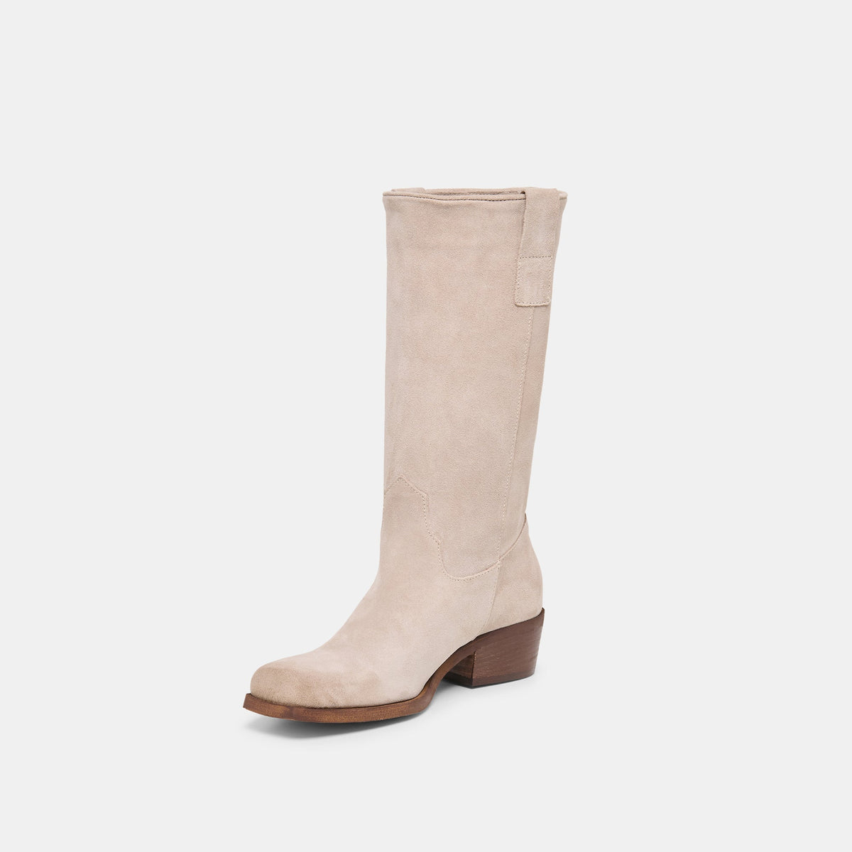 Romie Lt Taupe Suede Boots | Dolce Vita