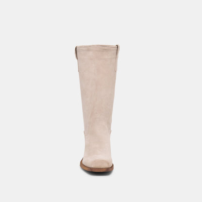 Romie Lt Taupe Suede Boots | Dolce Vita