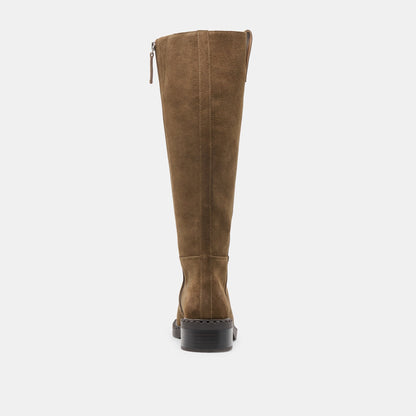 Glory H2O Waterproof Olive Suede Wide Calf Boots | Dolce Vita