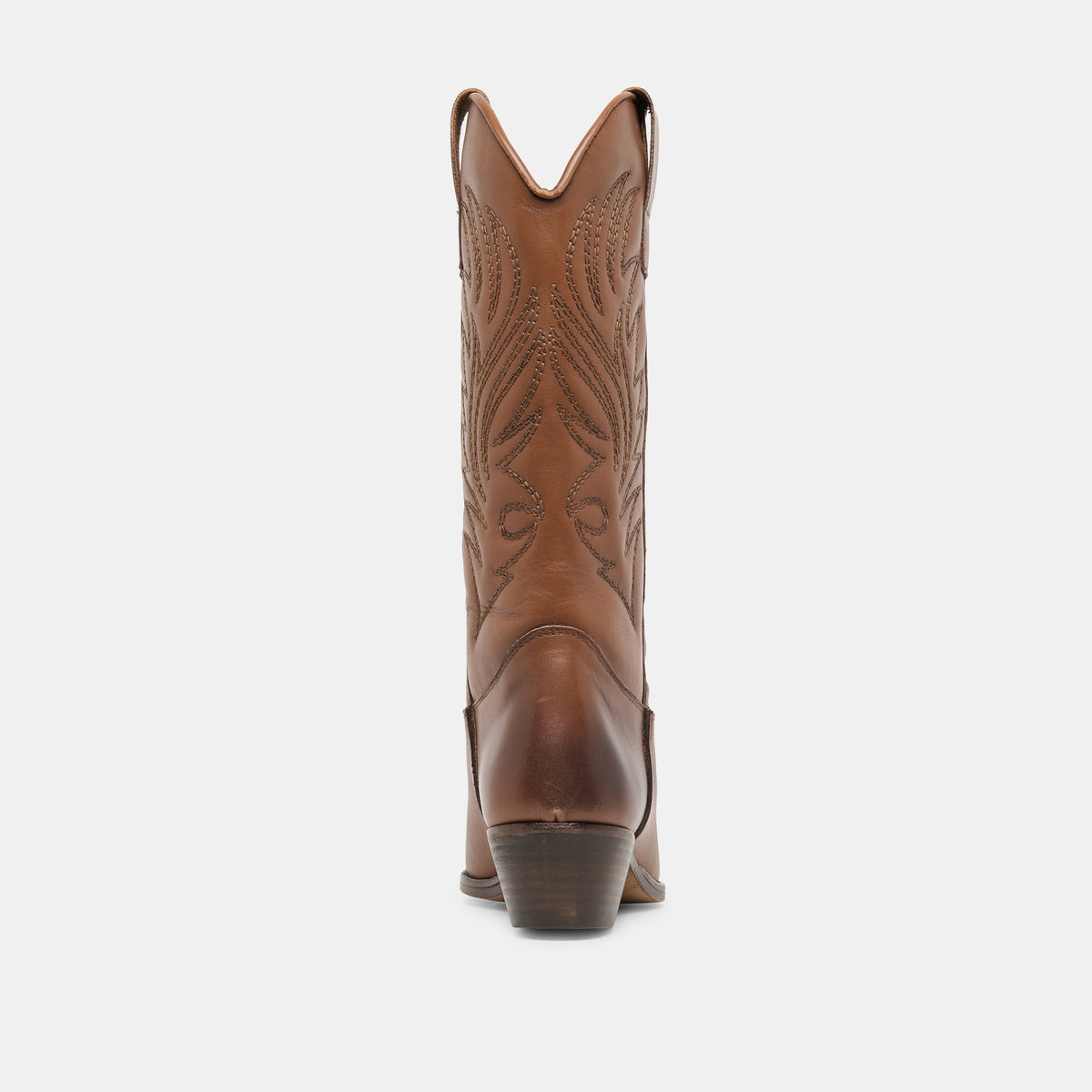 Tanner Chestnut Leather Boots | Dolce Vita