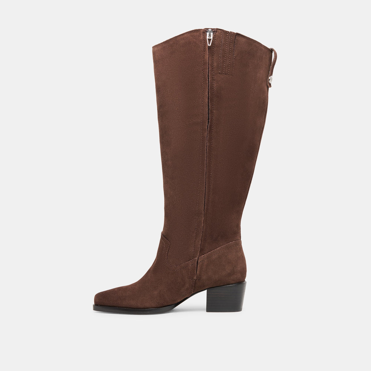 Virona H2O Waterproof Dk Brown Suede Extra Wide Calf Boots | Dolce Vita