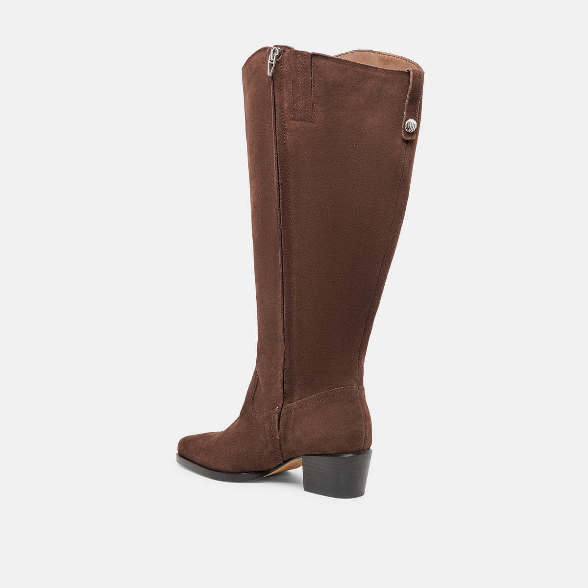 Virona H2O Waterproof Dk Brown Suede Extra Wide Calf Boots | Dolce Vita