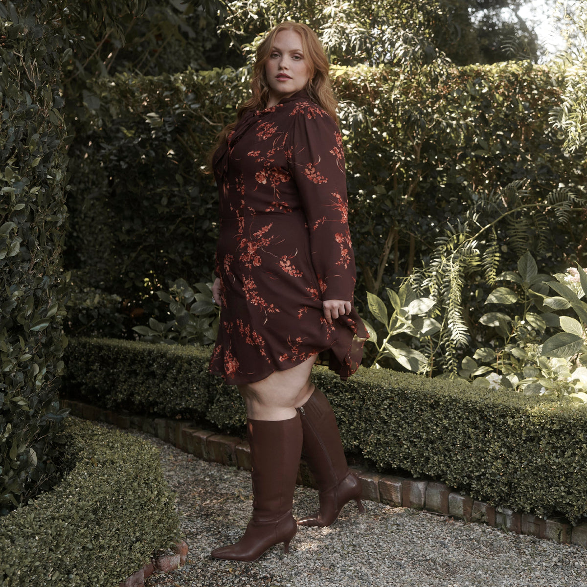 Gyra Extra Wide Calf Chocolate Boots | Leather Wide Calf Boots
 – Dolce Vita | Dolce Vita