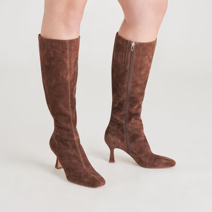 GYRA BOOTS DK BROWN SUEDE
 – Dolce Vita | Dolce Vita