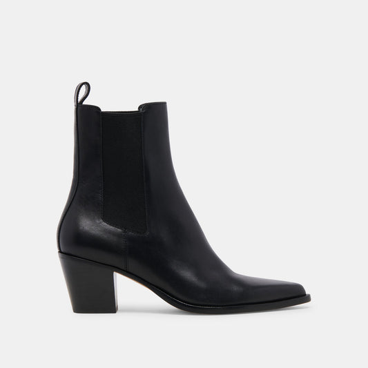 SHADIE H2O WIDE BOOTIES BLACK LEATHER
 – Dolce Vita | Dolce Vita