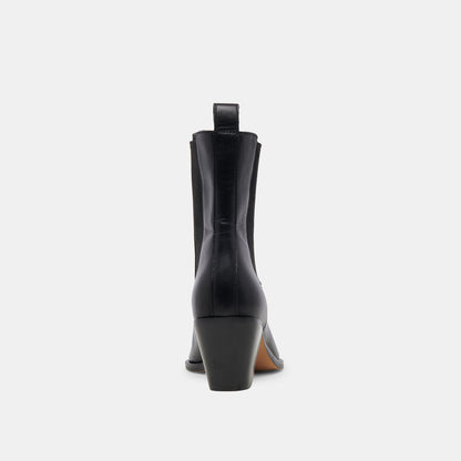 SHADIE H2O WIDE BOOTIES BLACK LEATHER
 – Dolce Vita | Dolce Vita