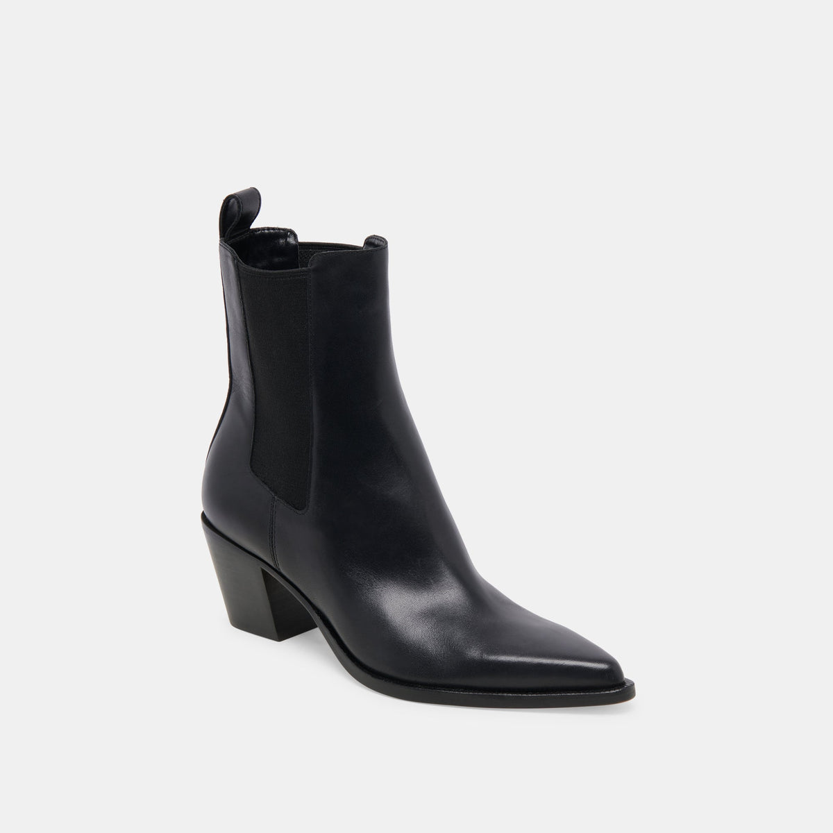 SHADIE H2O WIDE BOOTIES BLACK LEATHER
 – Dolce Vita | Dolce Vita