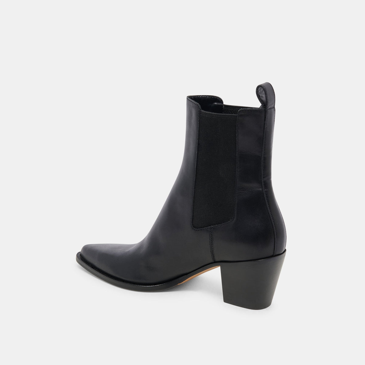 SHADIE H2O WIDE BOOTIES BLACK LEATHER
 – Dolce Vita | Dolce Vita