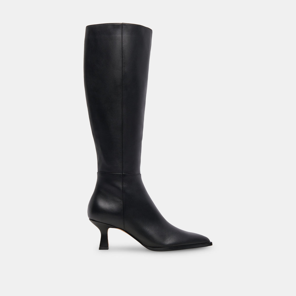Auggie Black Leather Boots | Dolce Vita