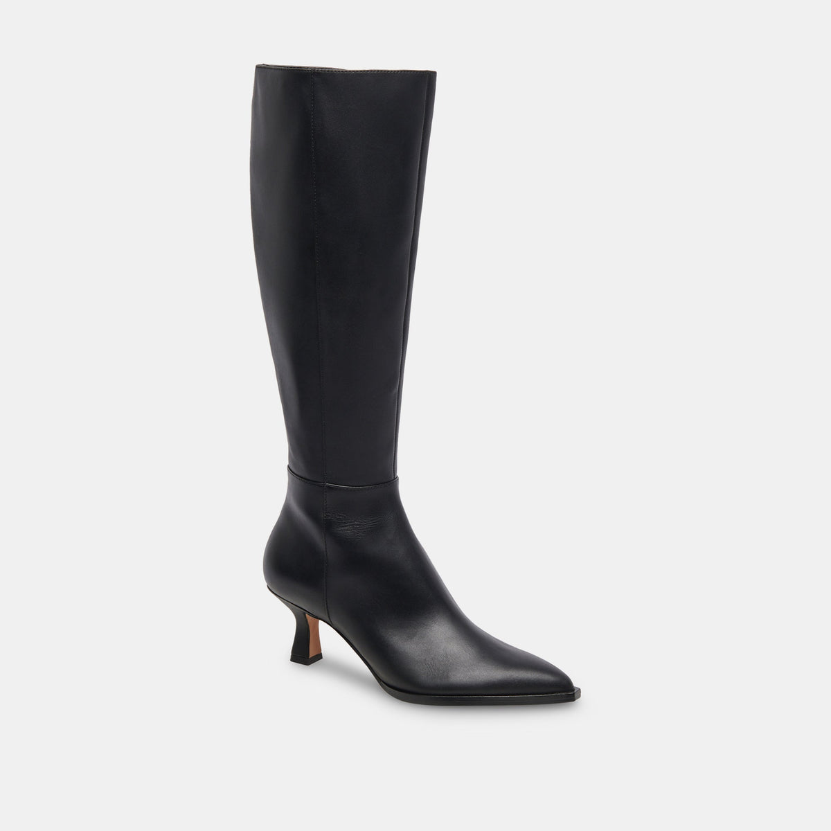 Auggie Black Leather Boots | Dolce Vita