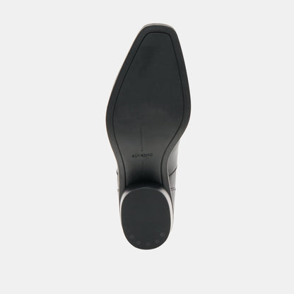 Faint H2O Waterproof Black Leather Booties | Dolce Vita