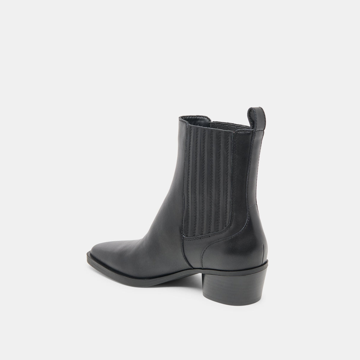 Faint H2O Waterproof Black Leather Booties | Dolce Vita