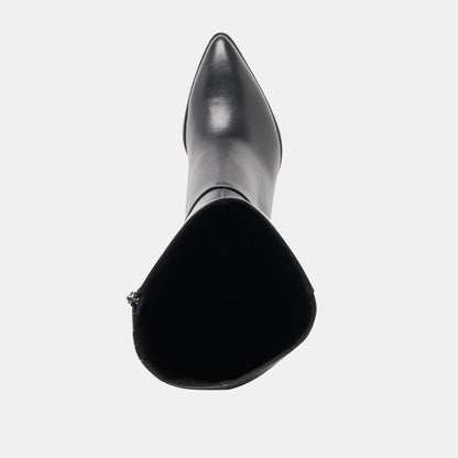 Aldy Black Leather Boots | Dolce Vita