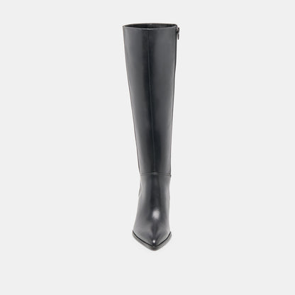 Aldy Black Leather Boots | Dolce Vita