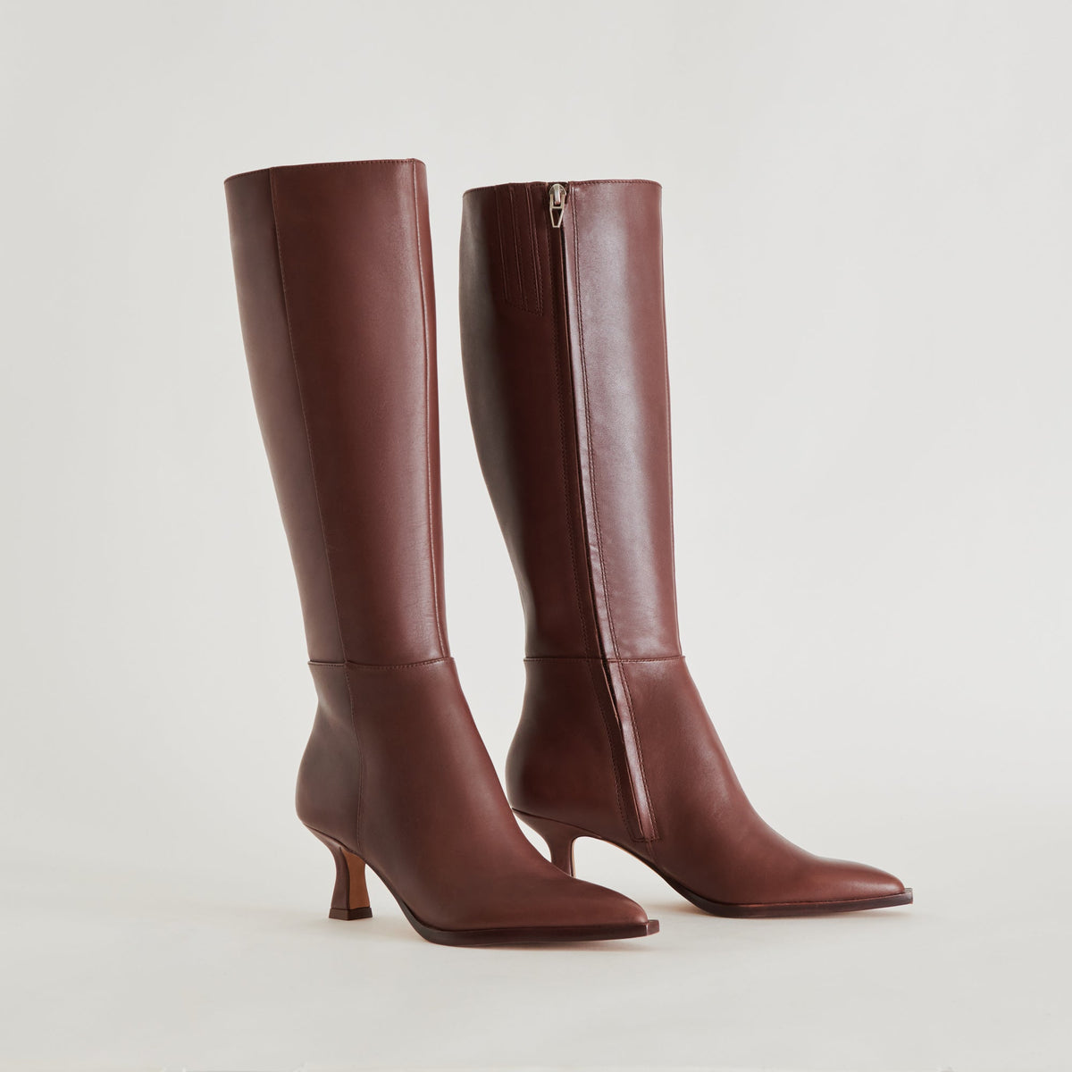 Auggie Boots | Chocolate Leather Boots by Dolce Vita | Dolce Vita