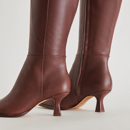 Auggie Boots | Chocolate Leather Boots by Dolce Vita | Dolce Vita