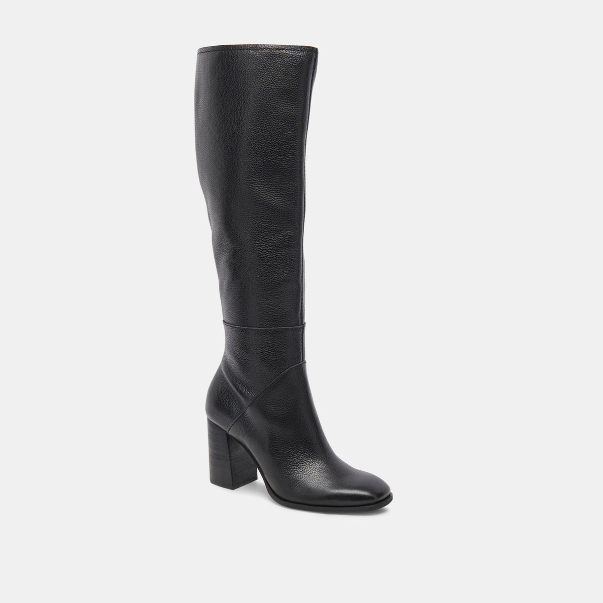 Fynn Boots Onyx Leather | Knee-High Onyx Leather Boots
 – Dolce Vita | Dolce Vita
