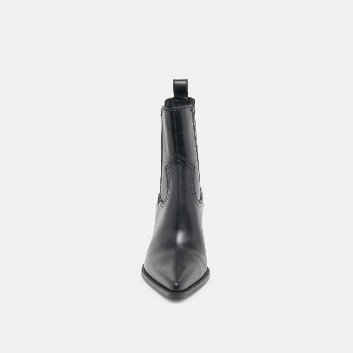 Slim Black Leather Booties | Dolce Vita
