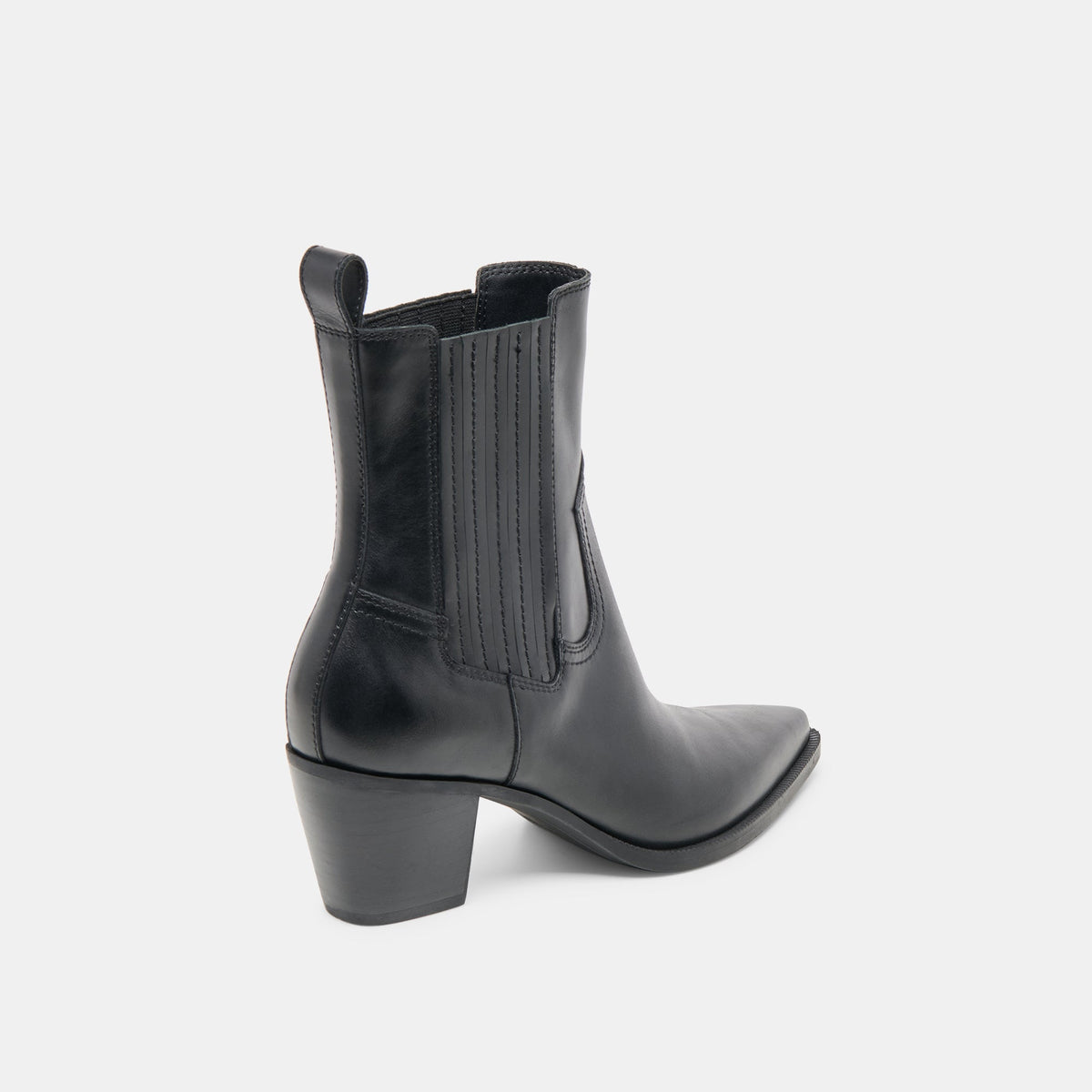 Slim Black Leather Booties | Dolce Vita