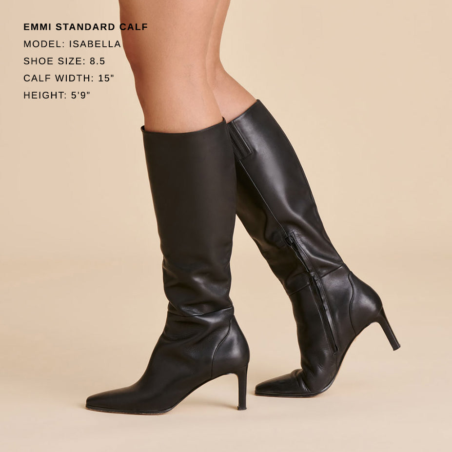 Emmi Black Leather Boots | Dolce Vita