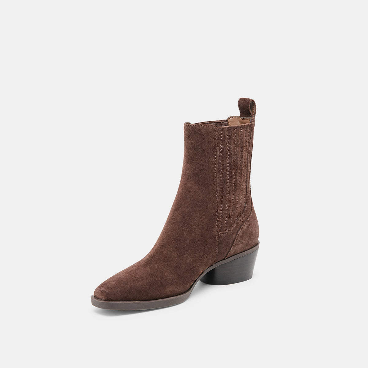 Faint H2O Waterproof Dk Brown Suede Booties | Dolce Vita