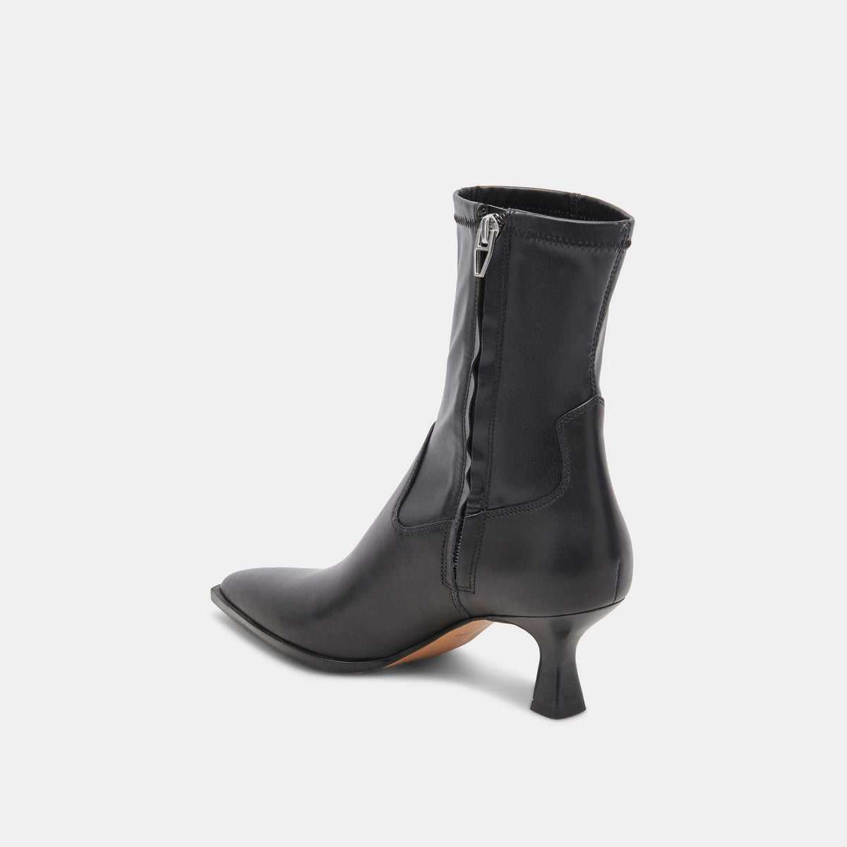 Arya Black Leather Boots | Dolce Vita