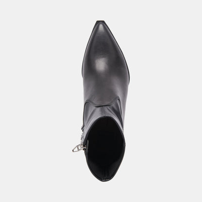Arya Black Leather Boots | Dolce Vita