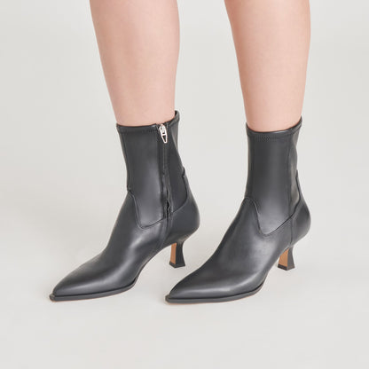 Arya Black Leather Boots | Dolce Vita