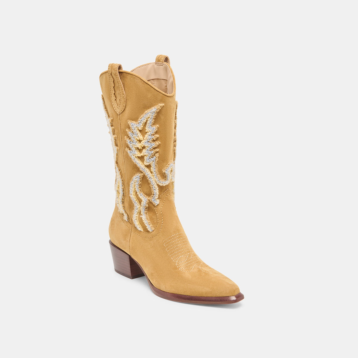 Vila Caramel Suede Boots | Dolce Vita