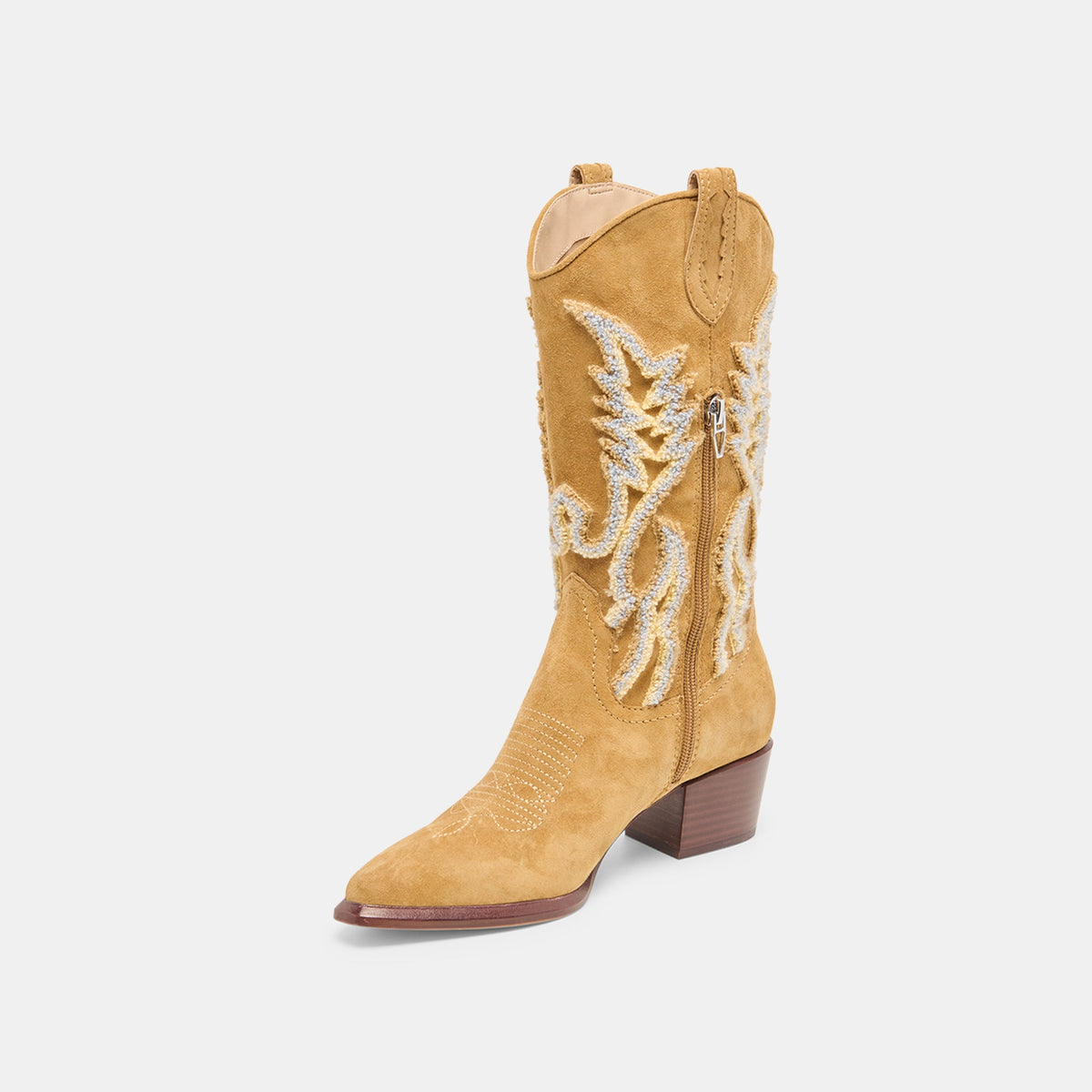 Vila Caramel Suede Boots | Dolce Vita