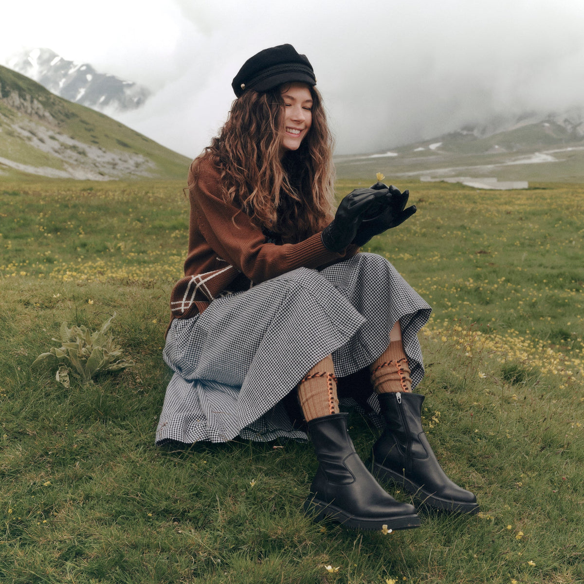 Simaya H2O Waterproof Black Leather Boots | Dolce Vita