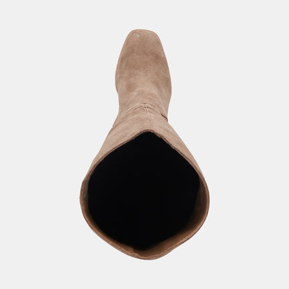 FYNN Boots Truffle Suede | Knee-High Truffle Suede Boots
 – Dolce Vita | Dolce Vita