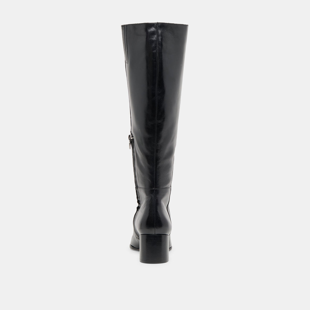 Kirson Black Leather Wide Calf Boots | Dolce Vita