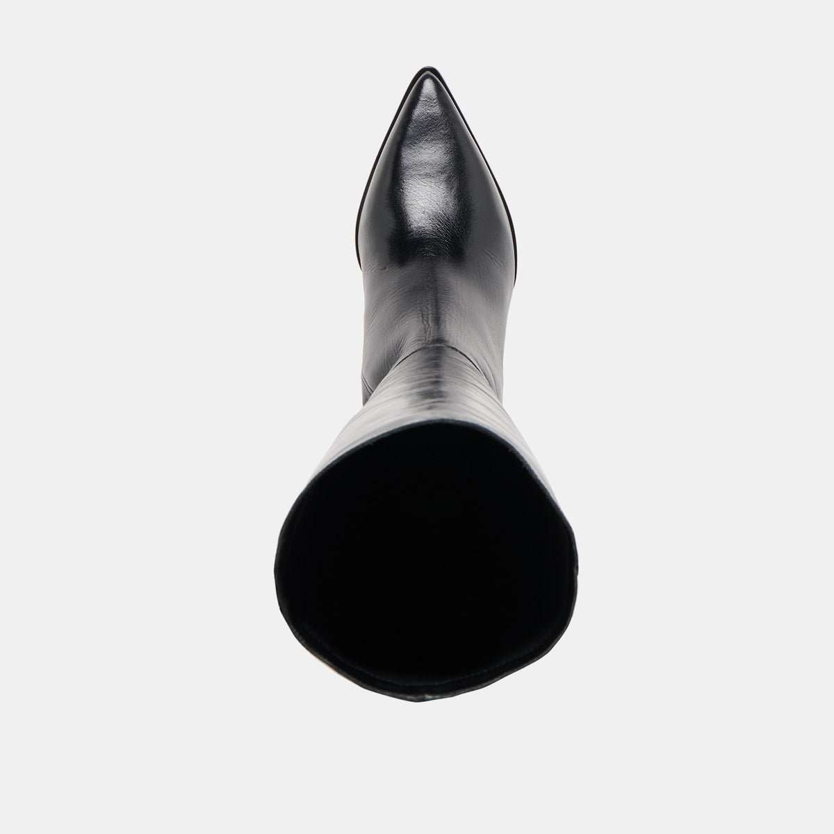 Kirson Black Leather Wide Calf Boots | Dolce Vita