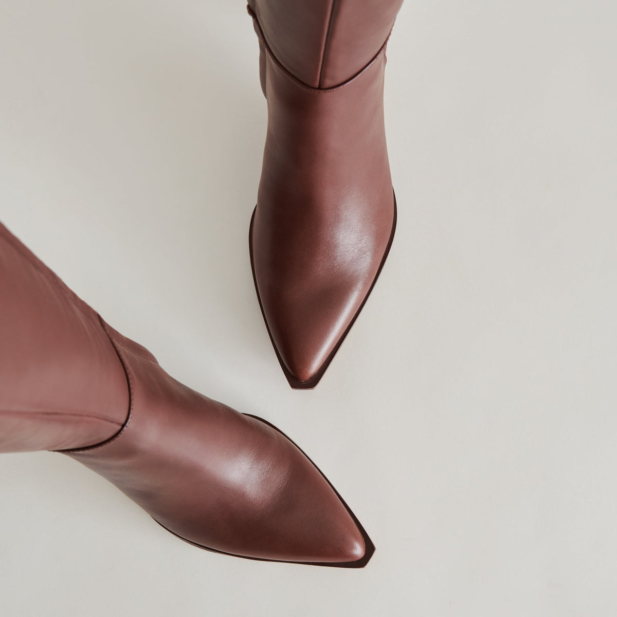 Auggie Wide Calf Boots | Chocolate Leather Boots by Dolce Vita | Dolce Vita