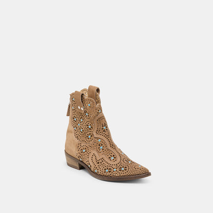 Oakly Mushroom Suede Booties | Dolce Vita