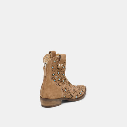 Oakly Mushroom Suede Booties | Dolce Vita