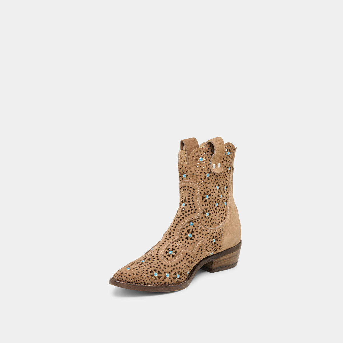 Oakly Mushroom Suede Booties | Dolce Vita