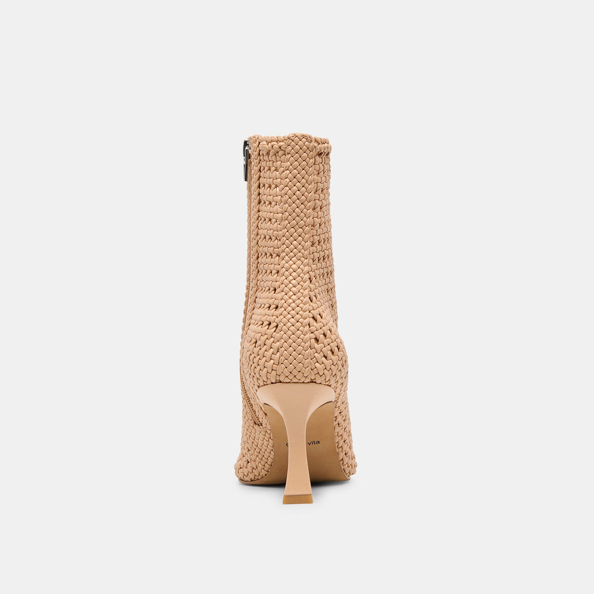 Embry Lt Tan Woven Stella Booties | Dolce Vita