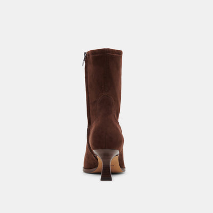 Arya Boots | Dark Brown Stella Suede Boots by Dolce Vita | Dolce Vita