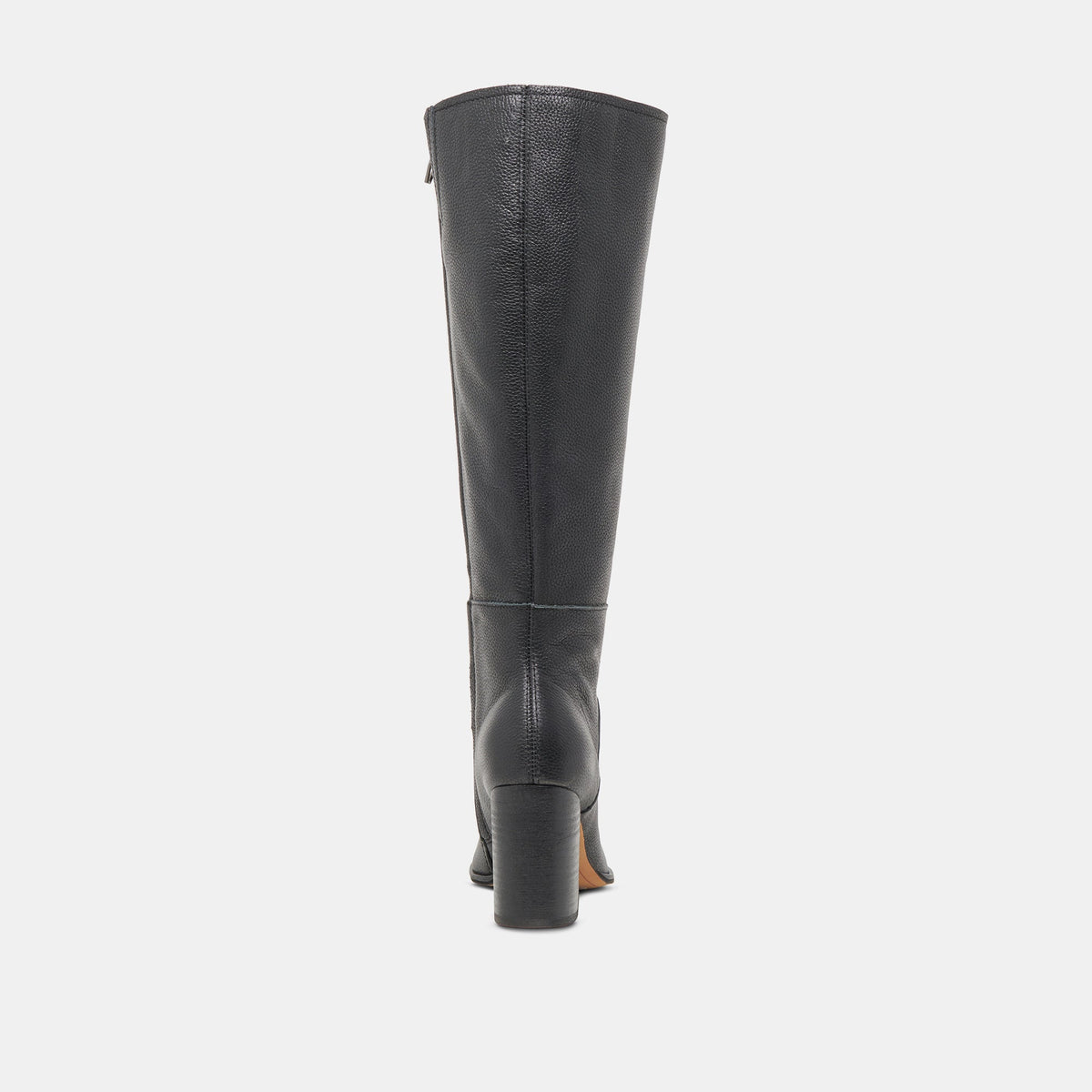 FYNN Wide Calf Boots Onyx Leather | Women's Onyx Knee-High Boots
 – Dolce Vita | Dolce Vita
