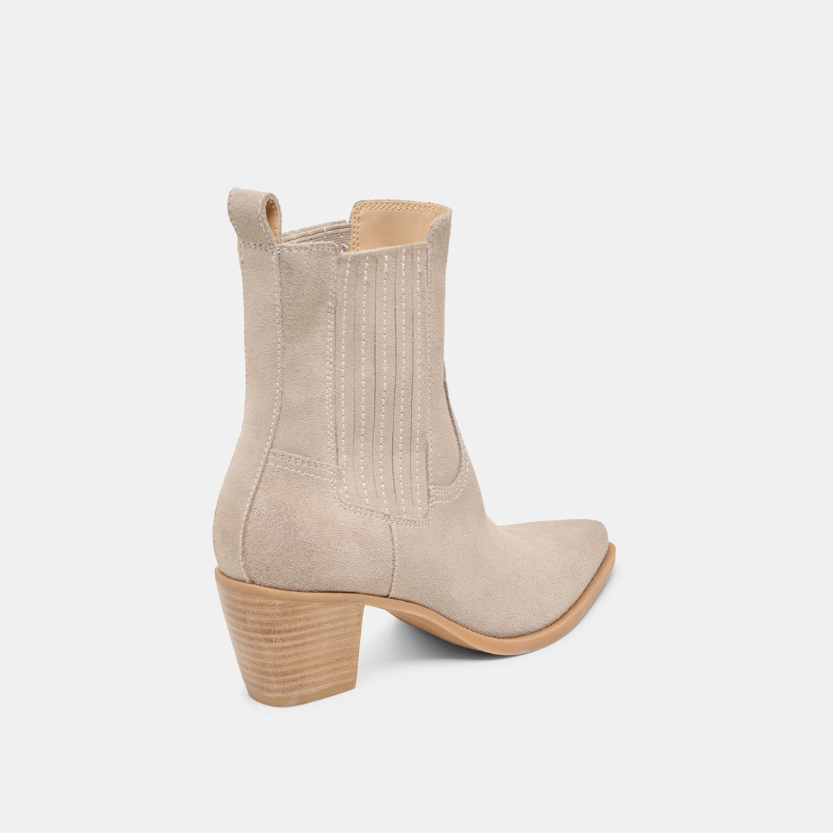 Slim Taupe Suede Booties | Dolce Vita