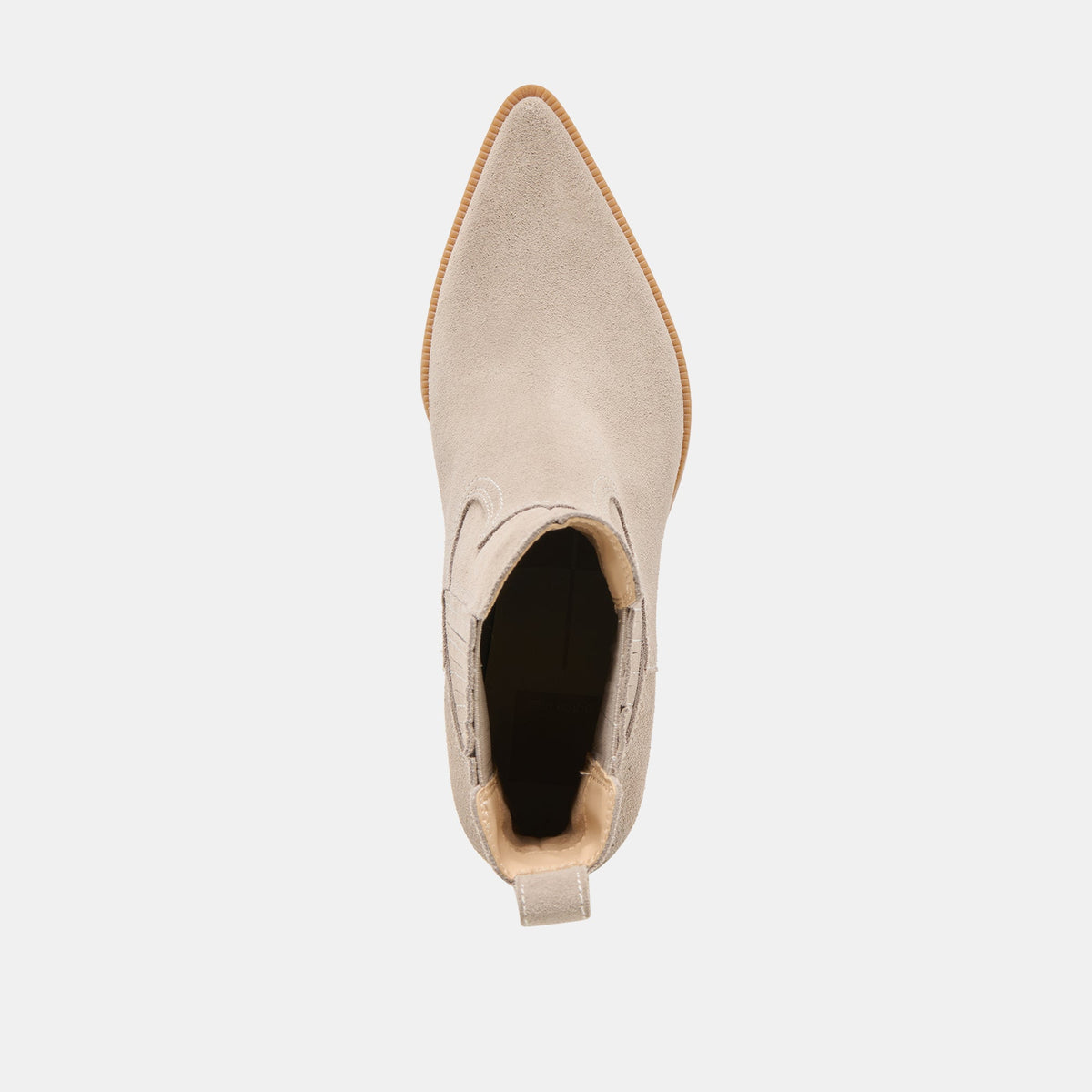 Slim Taupe Suede Booties | Dolce Vita