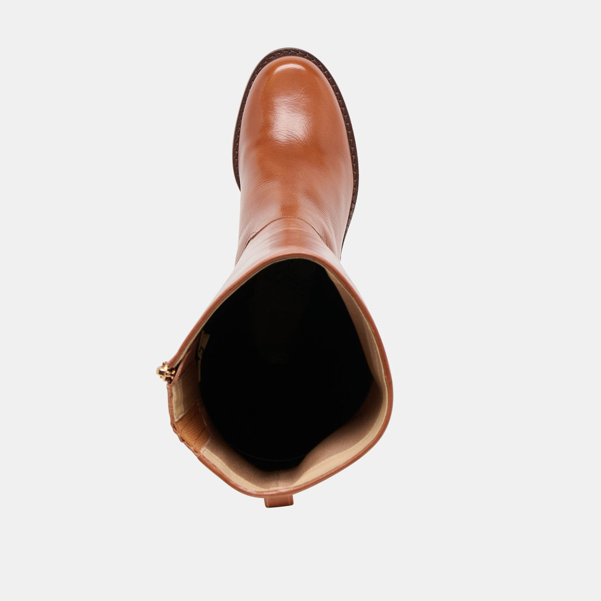 Lucyle Tan Leather Wide Calf Boots | Dolce Vita