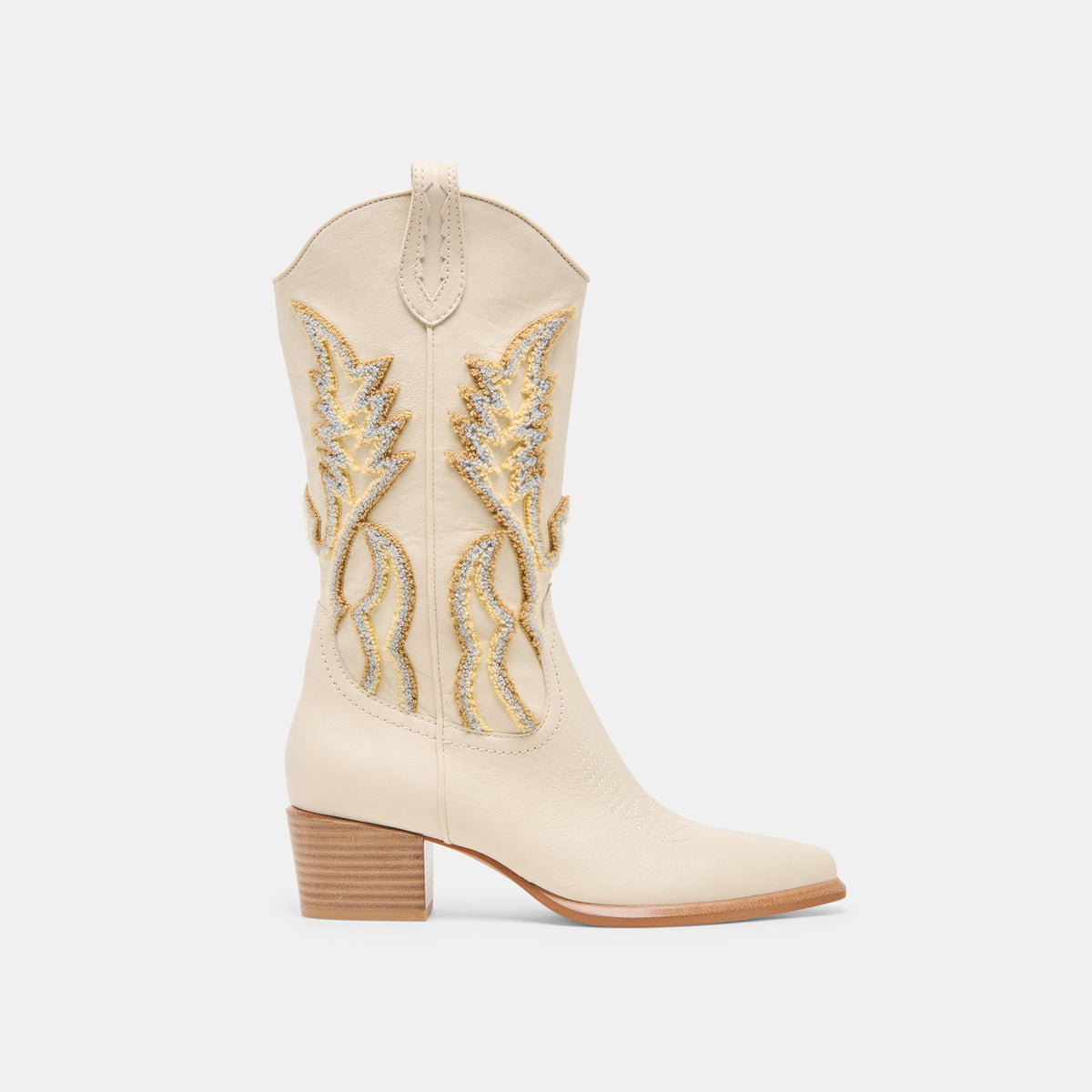 Vila Ivory Leather Boots | Dolce Vita