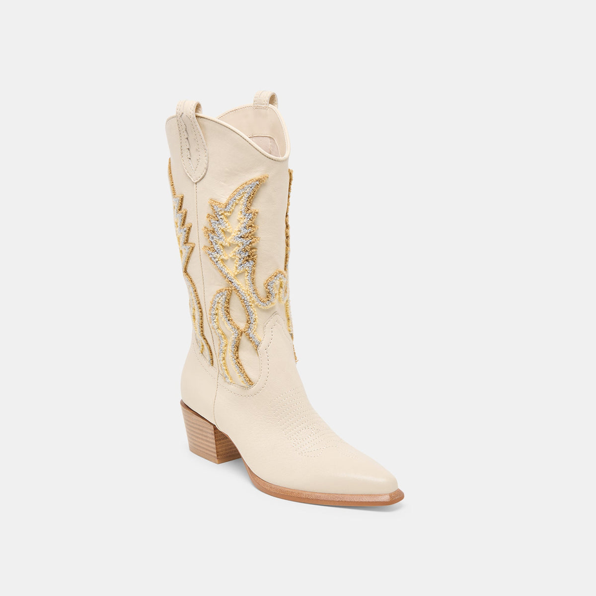 Vila Ivory Leather Boots | Dolce Vita